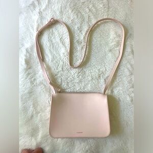 Cuero & Mor Pink Leather Crossbody Bag
